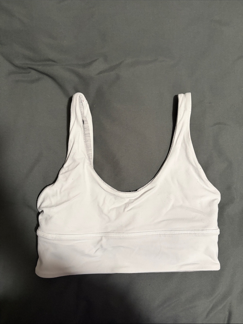 lululemon athletica White Scoop Align Sports Bra